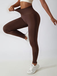 Thumbnail for Wide Waistband High Waist Active Leggings - T - 9 COLORS -