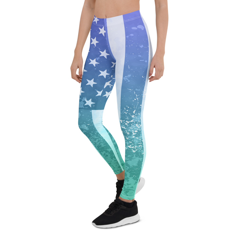 FYC - Women's All Day Comfort All American Full Length Leggings - 1 COLOR -