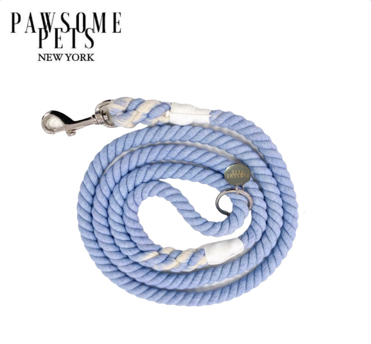 Rope Leash - Sea Blue -