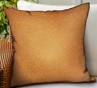 Thumbnail for Burnt Sienna Brown Solid Luxury Outdoor/Indoor Throw Pillow - 6 SIZES -