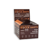 Thumbnail for Seattle Gummy Co. - Mocca Shots Energy Gummies with Caffeine | Dutch Chocolate (12-Pack box) -