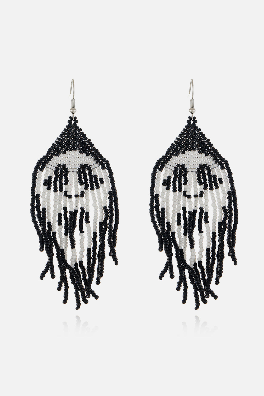 Beaded Dangle Earrings - T - 4 STYLES -