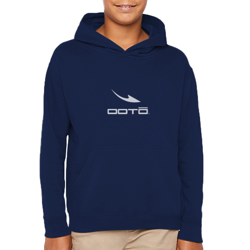 OOTO - DASH EN WHITE - Youth Pullover Fleece Hoodie - 4 COLORS -