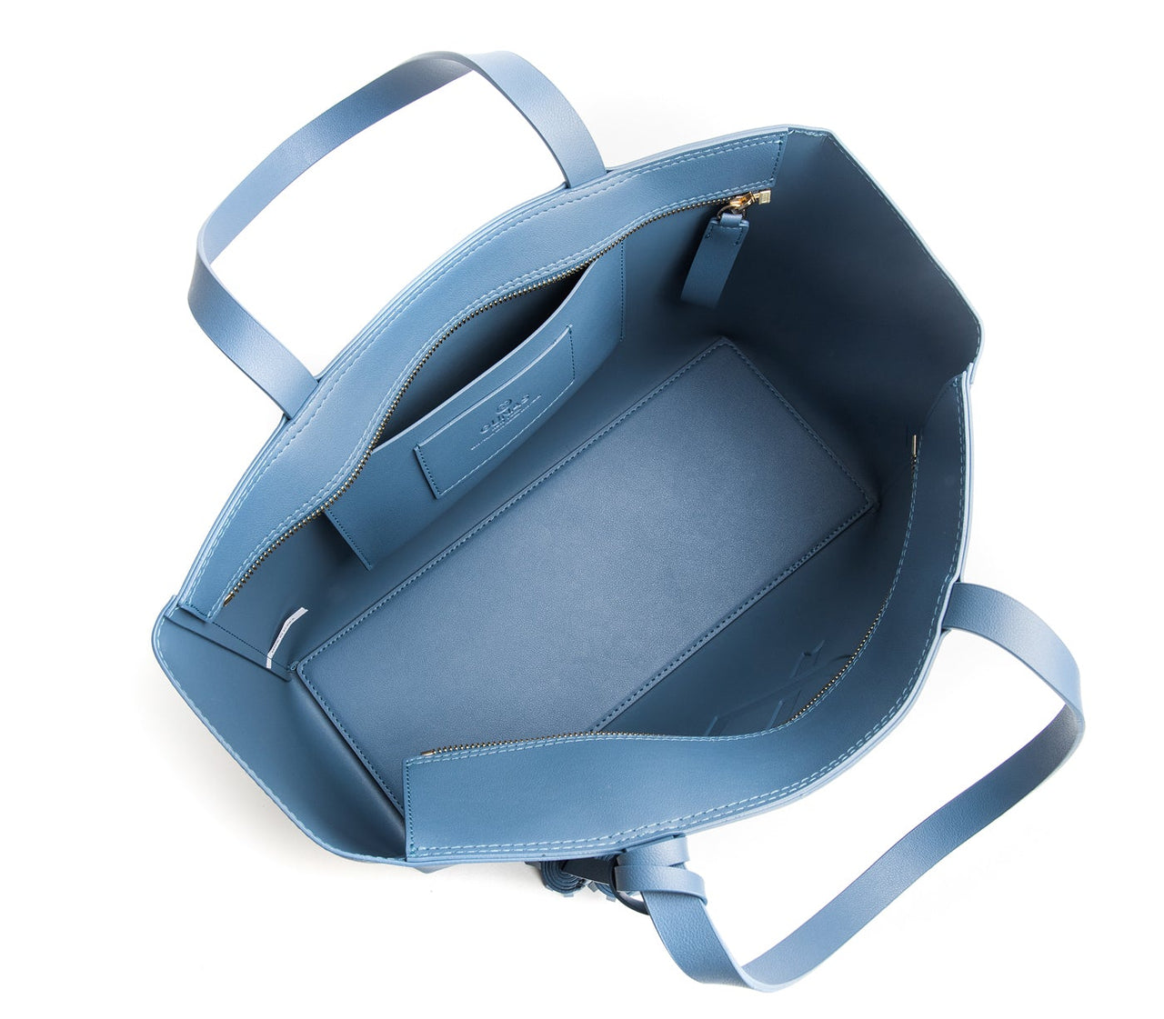 GUNAS NEW YORK - Tippi - Blue Vegan Leather Tote Bag - 1 COLOR -