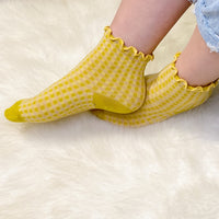 Thumbnail for Ellison & Young - Ruffled Edge Gingham Sock Set -