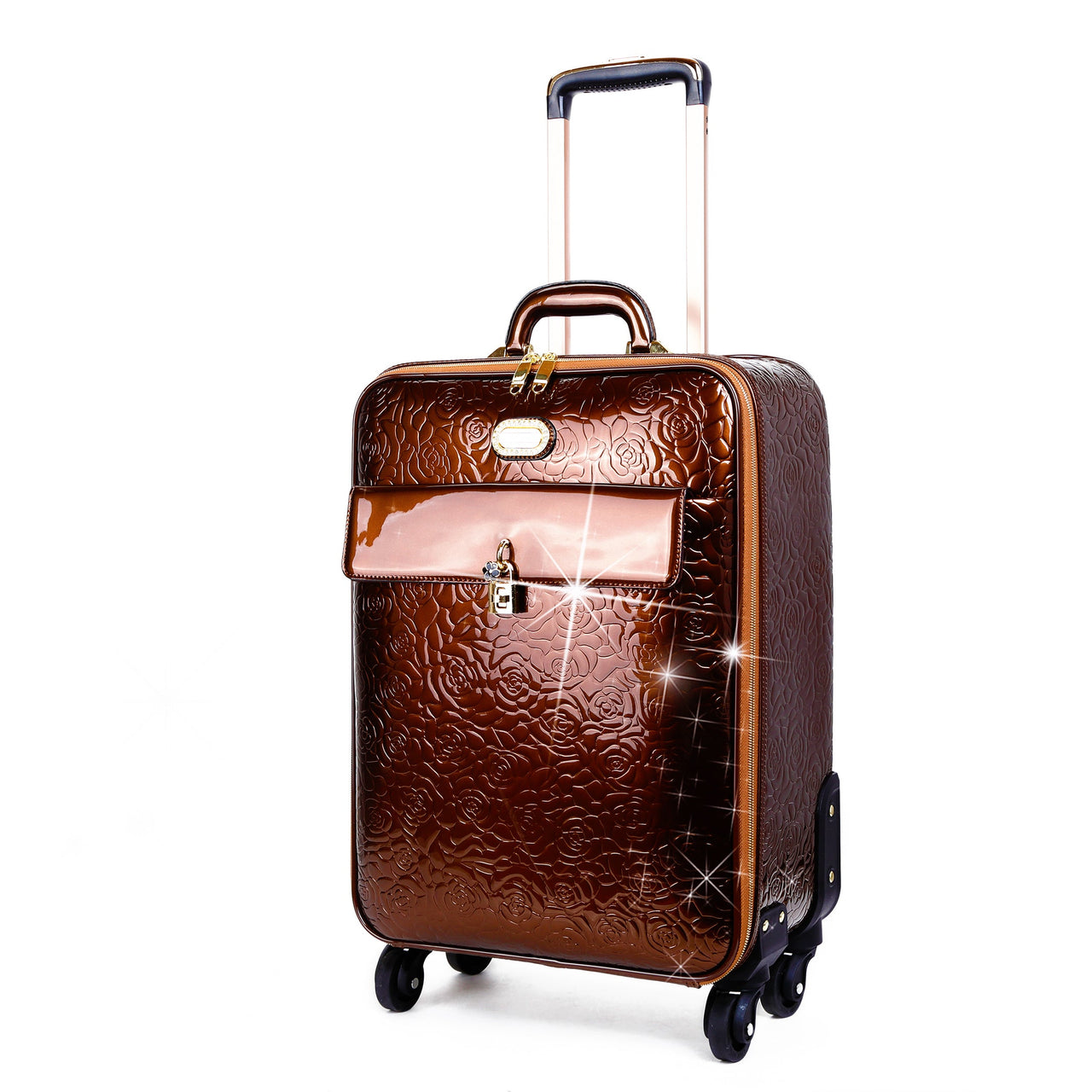 BRANGIO ITALY - Rosy Lox Luggage Rolling Suitcase Spinner Luggage - 6 COLORS -