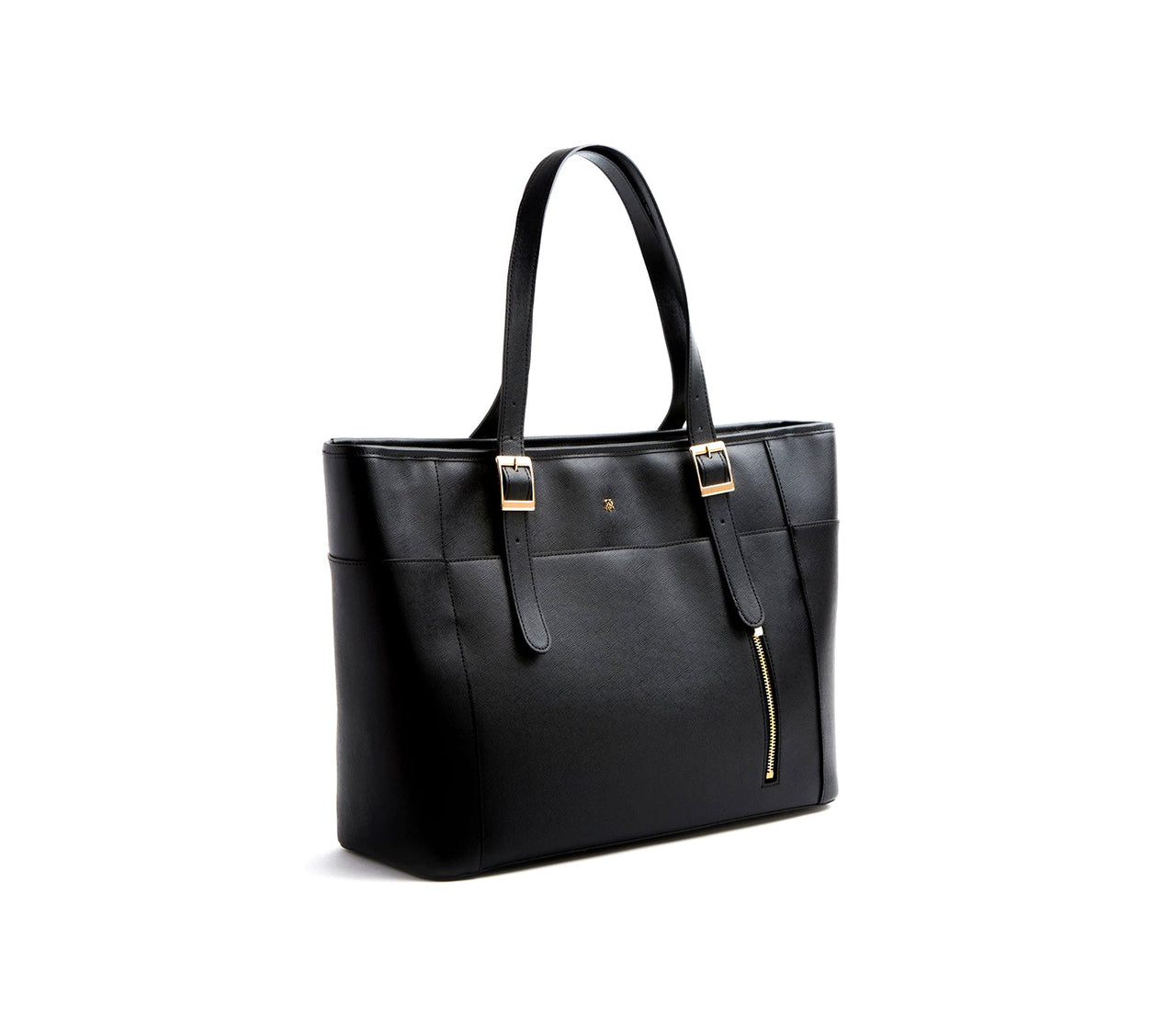 GUNAS NEW YORK - Miley - Black Vegan Leather Laptop Bag - 1 COLOR -