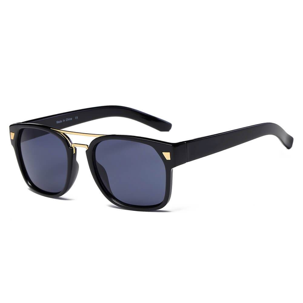 HINDMARSH | S1002 - Classic Retro Square Frame Fashion Sunglasses - 4 COLORS -