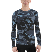 Thumbnail for FYC - Men's Coast Camo Performance Rash Guard UPF 40 - 1 COLOR -