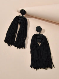 Thumbnail for BCNY - Double Trending Tassel Drop Earrings - 1 COLOR -