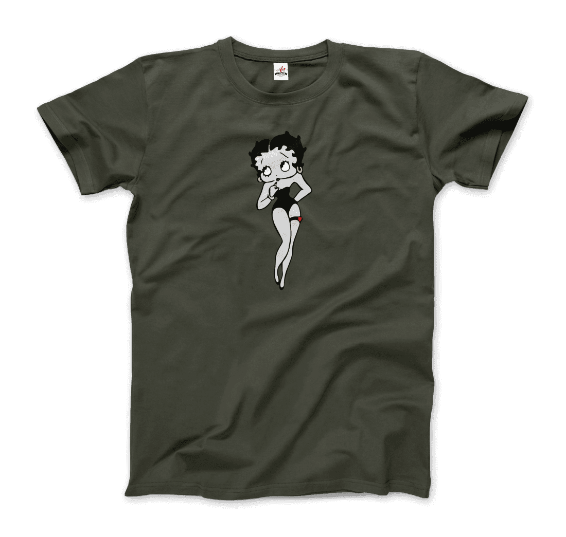 Betty Boop Vintage Design T-Shirt - 7 COLORS -