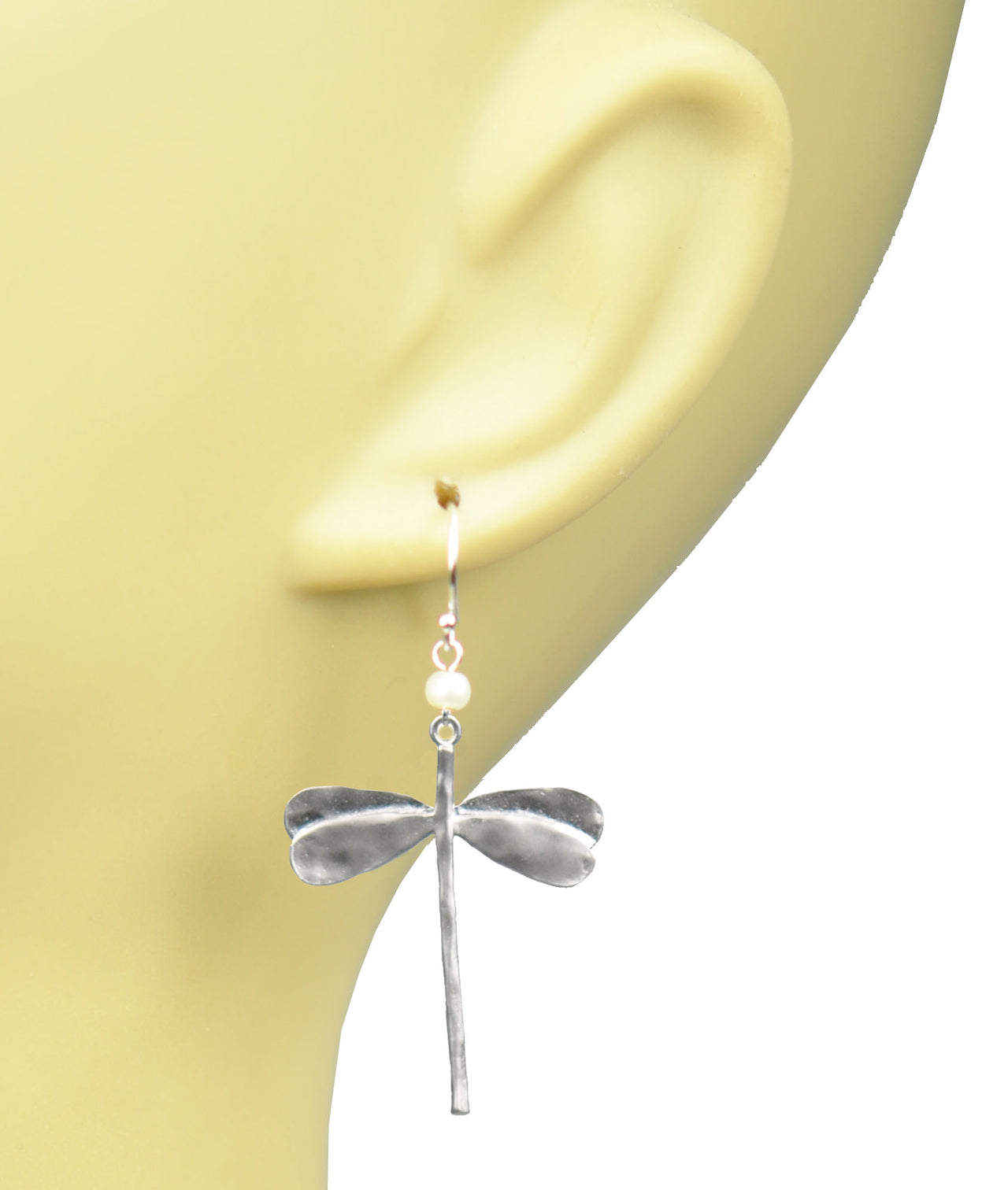 Gena Myint - Dragonfly Pearl Earrings -