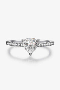 Thumbnail for 1 Carat Moissanite Triangle 925 Sterling Silver Ring