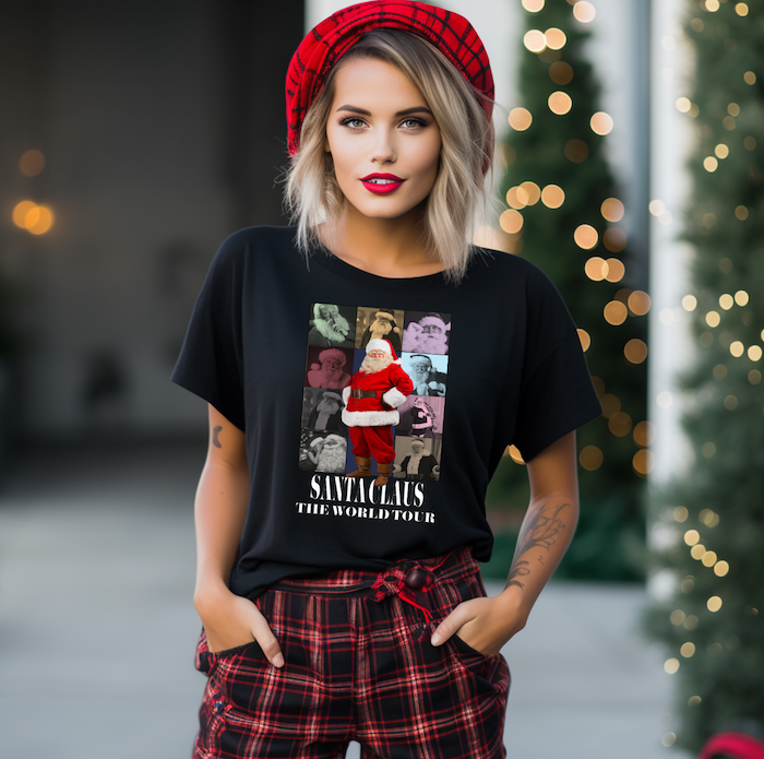 Santa Claus World Tour Unisex T-shirt - 4 COLORS -