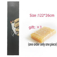 Thumbnail for 122cm Dancing Longboard Griptapes Long Board Grip Tape Skateboard Griptapes Anti-Slid Sandpaper Colorful Graphic Deck Protective - [28 DAY DELIVERY] - 31 DESIGNS -