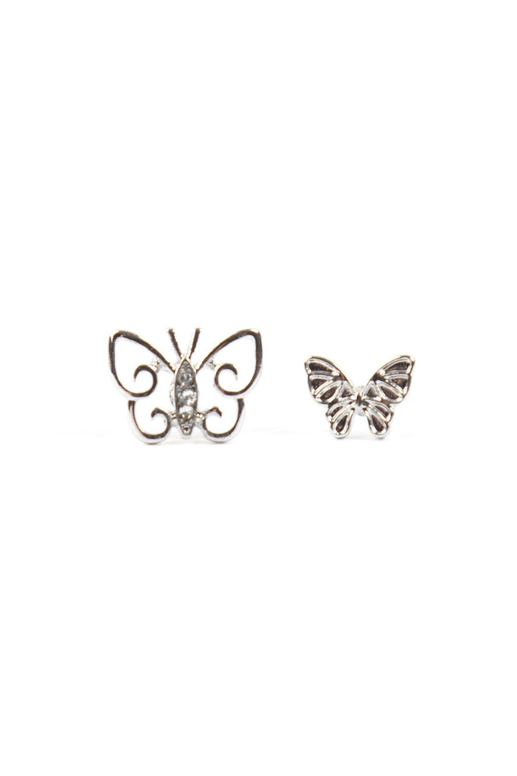 Butterfly Three-Set Earrings - 2 FINISHES -