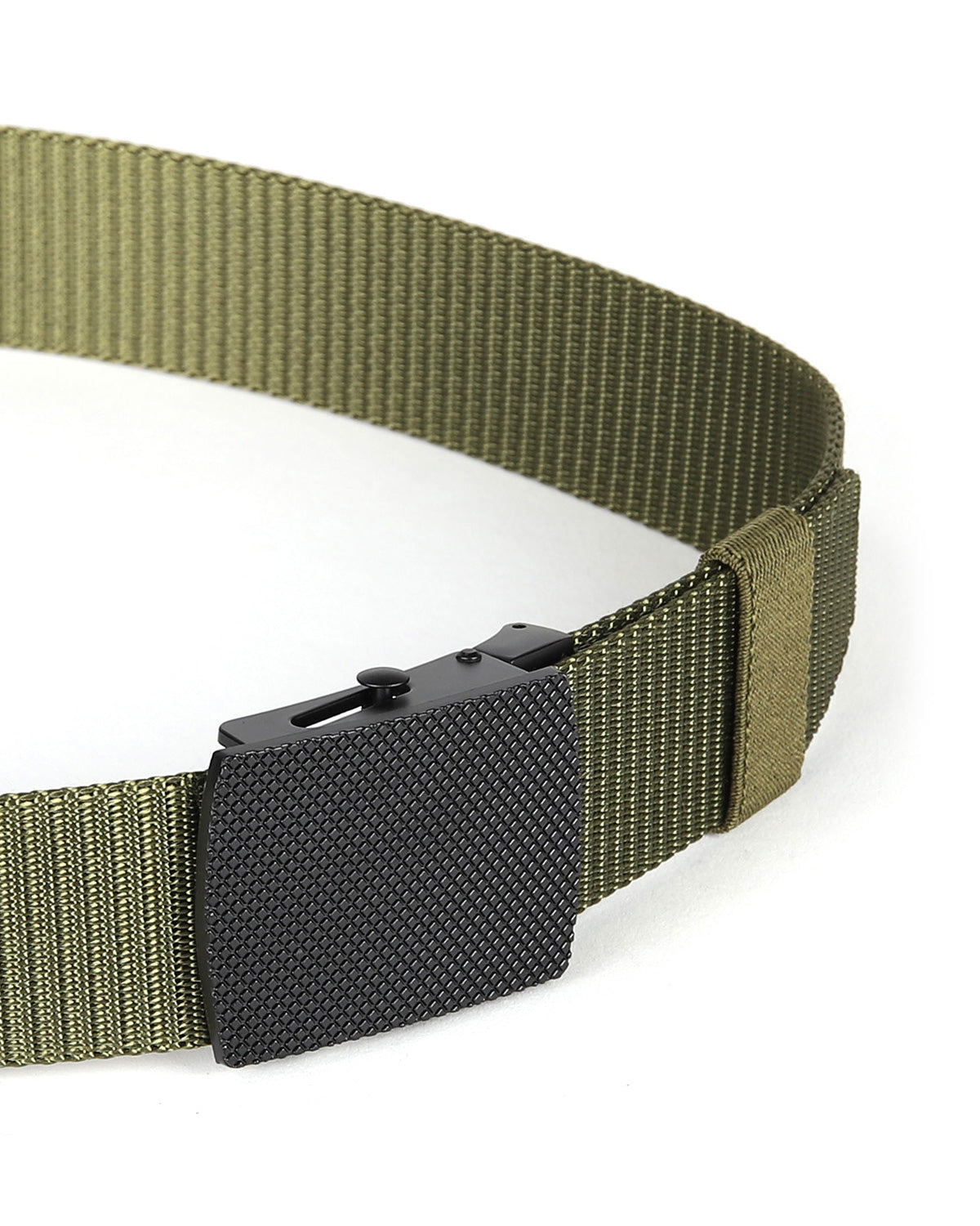 Mens Adjustable Nylon Strap Military Tactical Web Belt Metal Buckle - 6 COLORS -