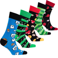 Thumbnail for Men's Manly Sports Socks - 5 PACK -