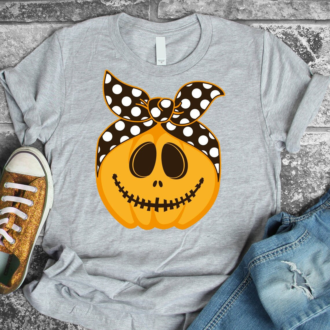 Smiling Pumpkin Halloween T-Shirt - 1 COLOR -