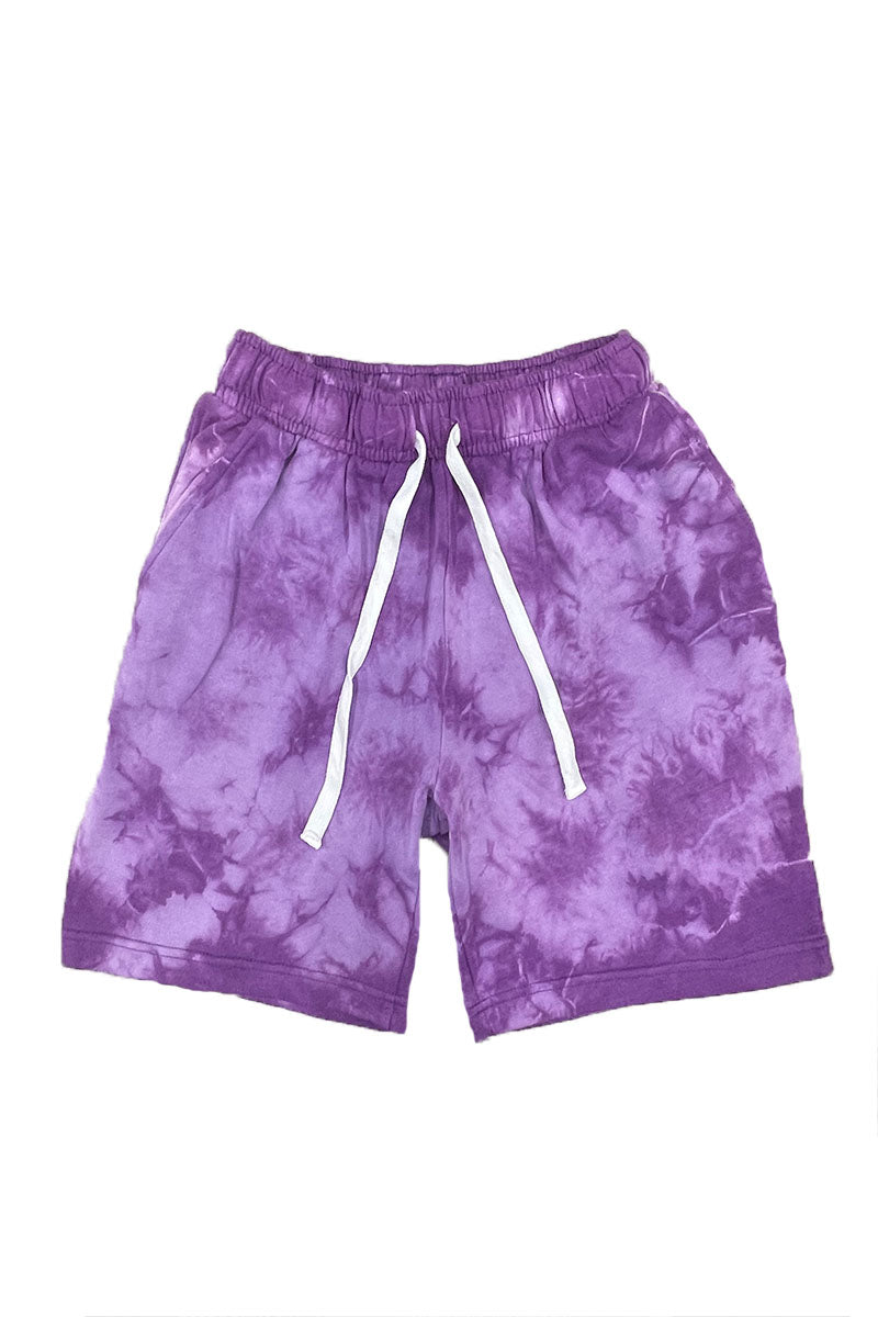 Splash Cotton Tye Dye Sweat Shorts - 1 COLOR -