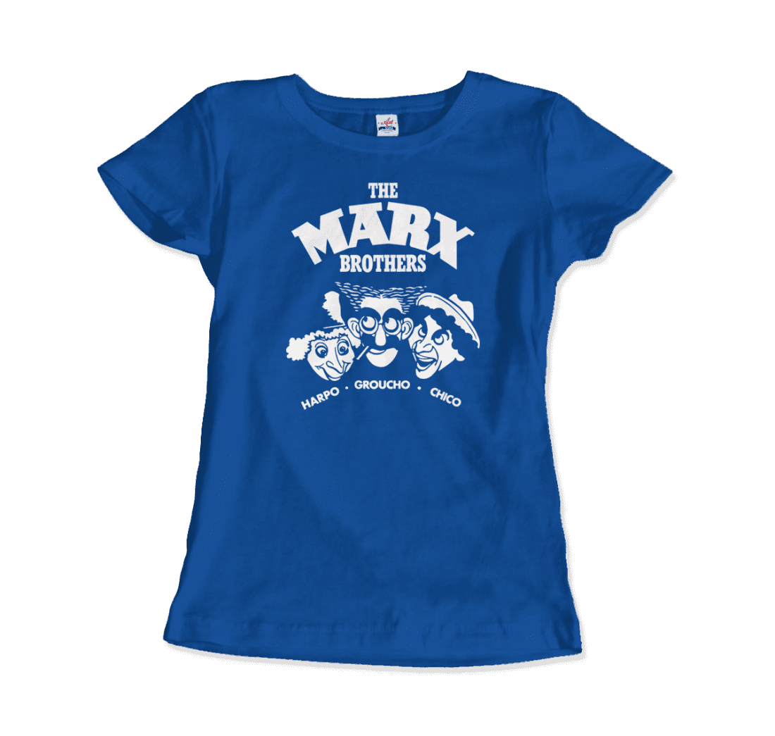 The Marx Brothers, Harpo, Groucho and Chico T-Shirt - 5 COLORS -