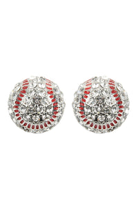 Thumbnail for Fashion Sports Rhinestone Earrings - Style 1 -