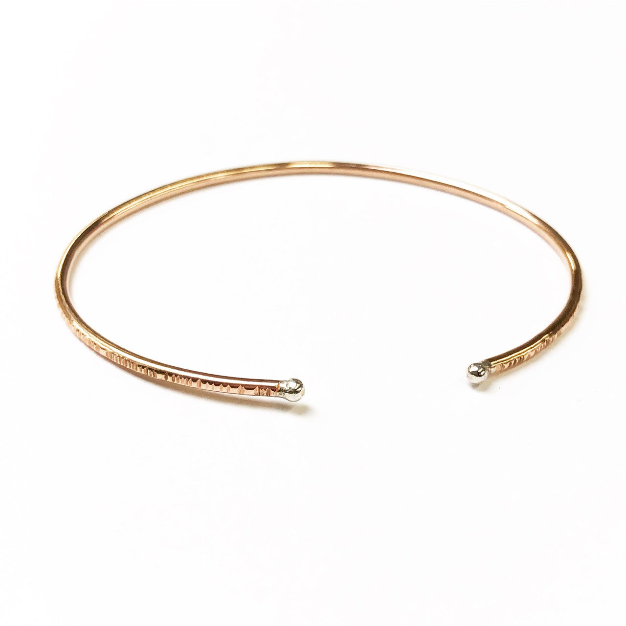 Cassie Textured Cuff Bracelets - 2 GOLDS - 1 STERLING SILVER -