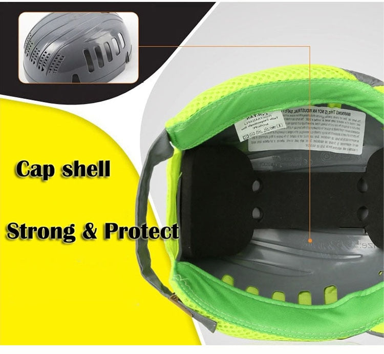 Bump Cap - Work Safety Helmet - Summer Breathable Security Anti - Impact / Lightweight Helmets - Casual Sunscreen Protective Hat - [11 DAY DELIVERY] - 3 COLORS -