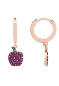 Thumbnail for LATELITA - Apple Huggie Hoops Rosegold -