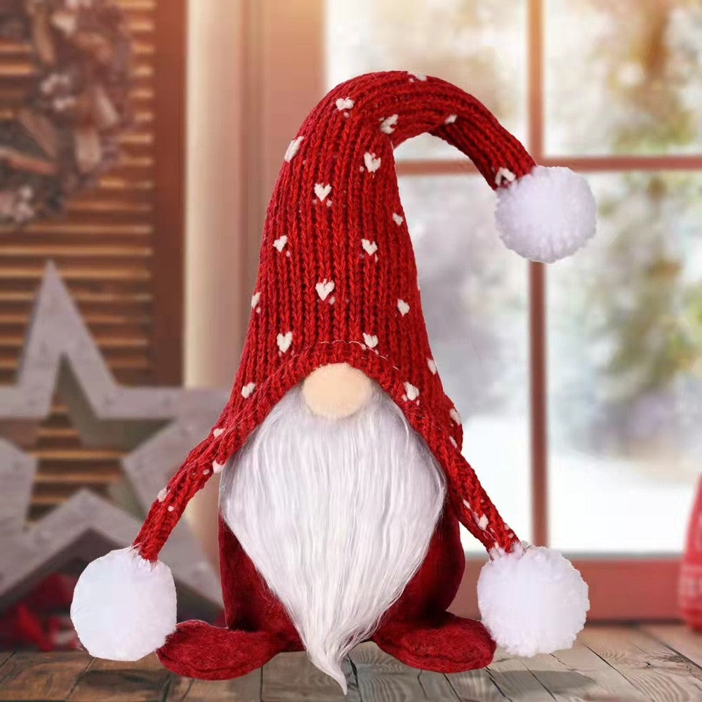 Christmas Knitted Xmas Gnomes - Home Decoration - 10.63" - [14-20 DAY DELIVERY] - 4 COLORS -