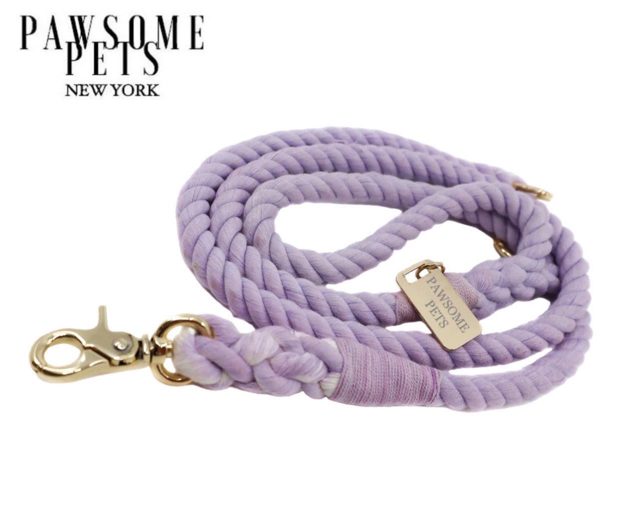 Rope Leash - Lavender -