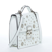 Thumbnail for The Hollywood Backpack Leather Purse White -