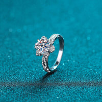 Thumbnail for 1 Carat Moissanite 925 Sterling Silver Ring