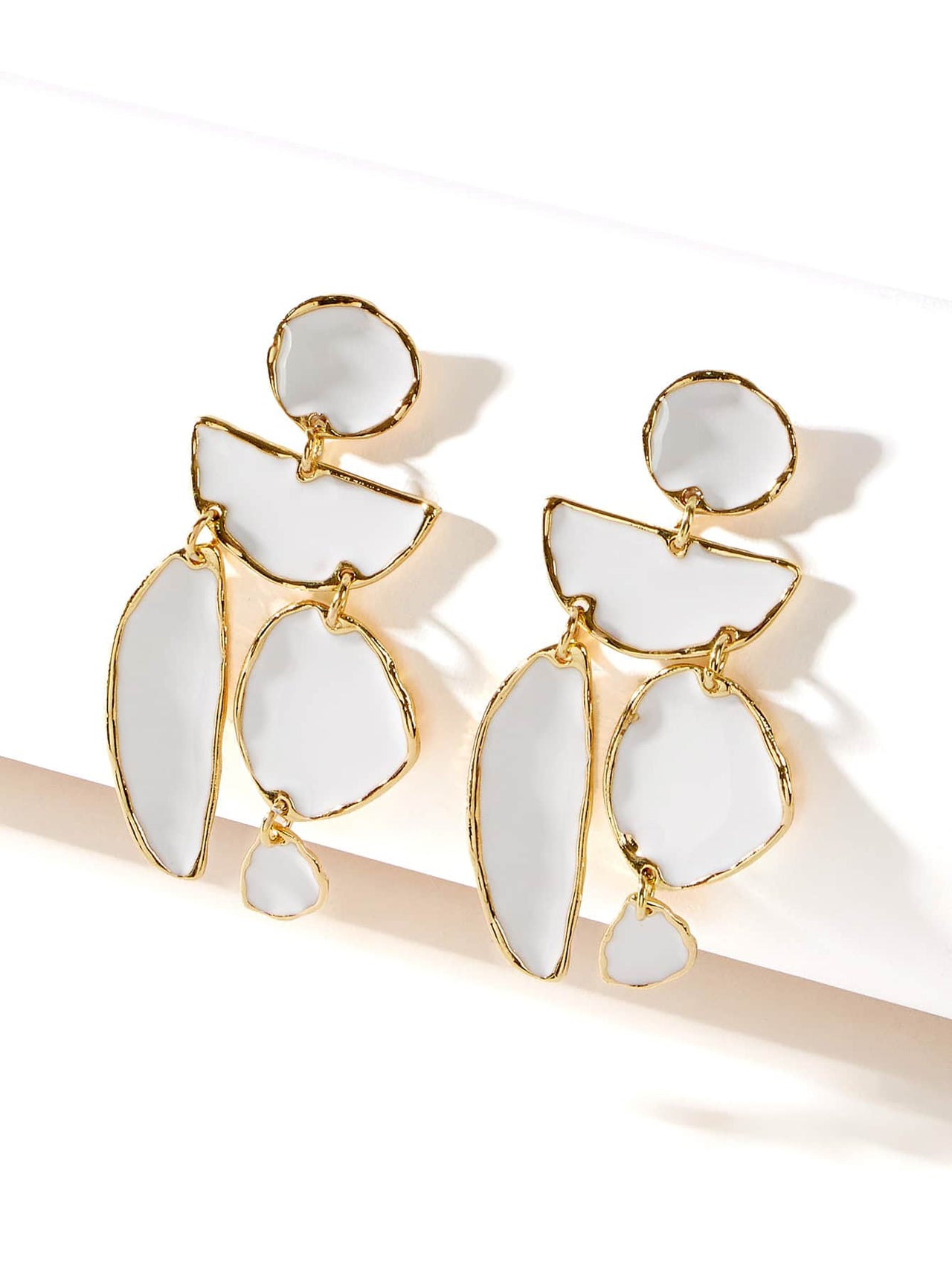 BCNY - Gorgeous Geometric Drop Earrings -