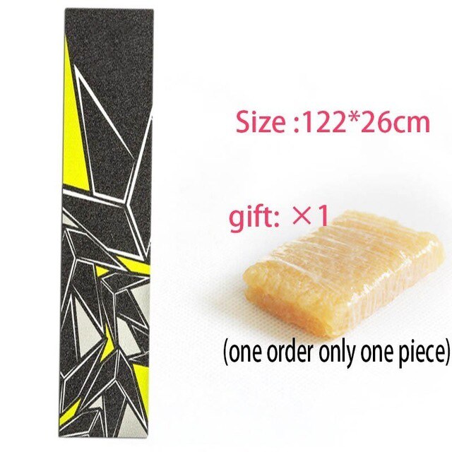 122cm Dancing Longboard Griptapes Long Board Grip Tape Skateboard Griptapes Anti-Slid Sandpaper Colorful Graphic Deck Protective - [28 DAY DELIVERY] - 31 DESIGNS -