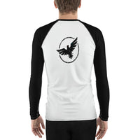 Thumbnail for FYC - Men's Black Sleeve Performance Rash Guard UPF 40+ - 1 COLOR -