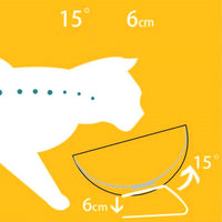 Thumbnail for Non-Slip Double Cat shaped Bowl  With Stand - Pet Feeder & Water Bowl - [11 DAY DELIVERY] - COLORED OR TRANSPARENT - SINGLE OR DOUBLE - 14 OPTIONS -