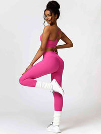 Thumbnail for Sport Bra and Leggings Set - 2 PCS. - T - 5 COLORS -