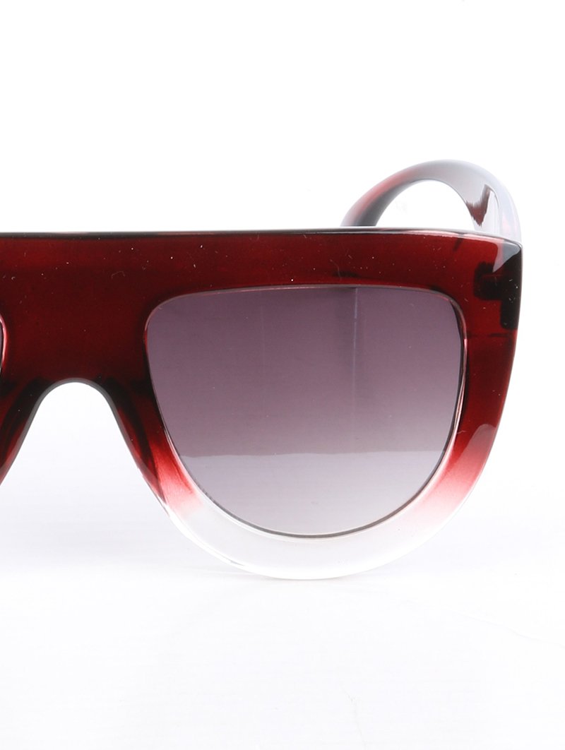 BCNY - The Fashionista's Wine Flat Top Sunglasses - 1 COLOR