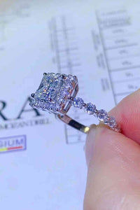 Thumbnail for Adored 1 Carat Moissanite Square Ring