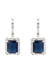 Thumbnail for LATELITA - Tudor Silver Earring Sapphire -