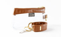 Thumbnail for Keyper - Saddle Brown SIGNATURE 2-Piece KEYPIT Set • Wristlet - 6 OPTIONS -