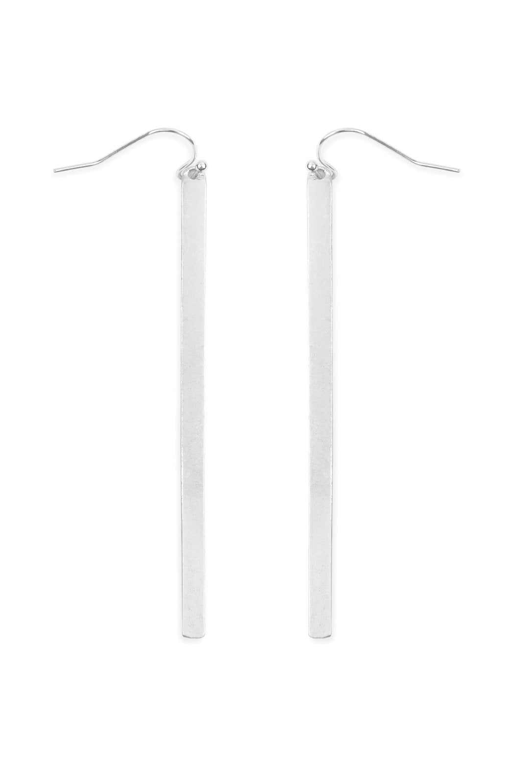 Bar Drop Earrings - 2 FINISHES -