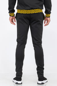 Thumbnail for Lion Head Embroidered Track Pants - 4 COLORS -