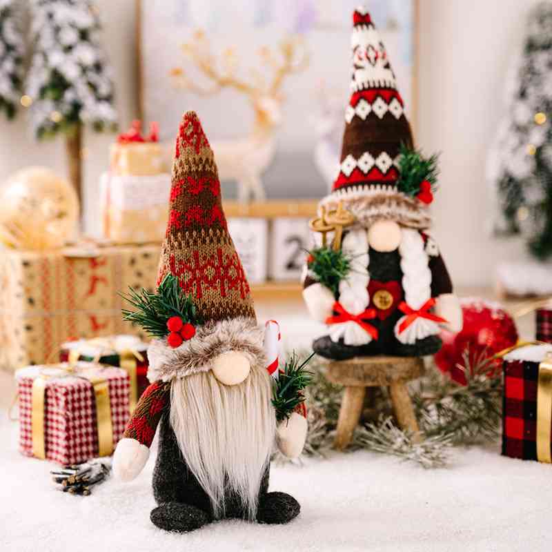 Pointed Hat Christmas Gnomes - 11" - [5-10 DAY DELIVERY] - T - 2 TYPES -