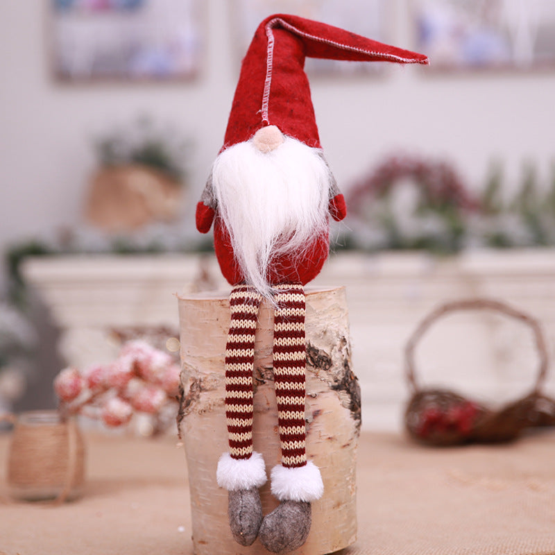 Long Leg Christmas Gnome - 19.7" - [5-10 DAY DELIVERY] - T - 3 COLORS -