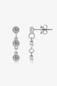 Thumbnail for Moissanite 925 Sterling Silver Drop Earrings