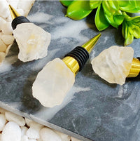 Thumbnail for Ellison & Young - Beauty of Nature Stone Wine Stopper - 5 STONE TYPES -