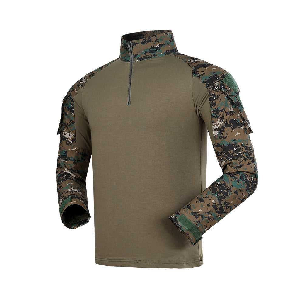 Men Outdoor Tactical LS T-Shirts - Sports Casual Shirts - Activewear - [10-15 DAY DELIVERY] - 12 CAMOS/COLORS -