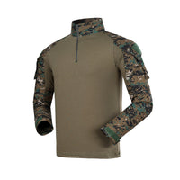 Thumbnail for Men Outdoor Tactical LS T-Shirts - Sports Casual Shirts - Activewear - [10-15 DAY DELIVERY] - 12 CAMOS/COLORS -